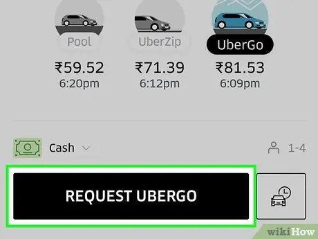 Uber 6 -da joylashuvingizni baham ko'ring