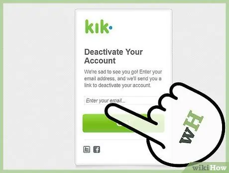 تسجيل الخروج من Kik الخطوة 7