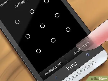 Een HTC-smartphone resetten wanneer deze is vergrendeld Stap 2