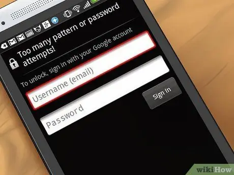 Reset a HTC Smartphone when Locked Out Step 3