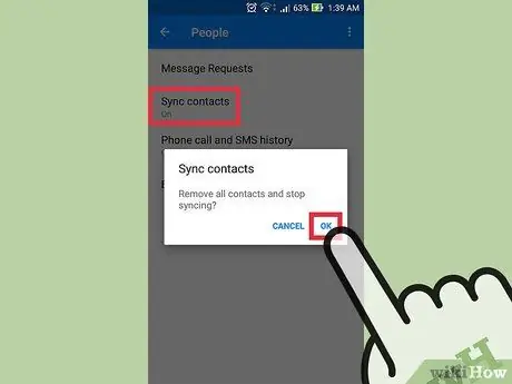 Sync Contacts with Facebook Messenger Step 4