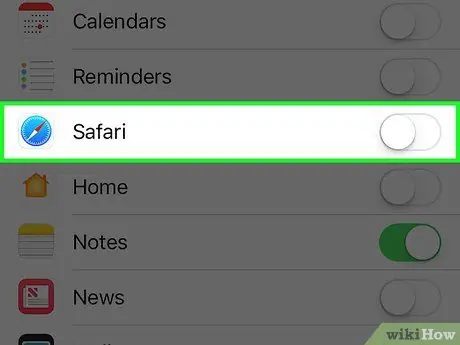 Berhenti Menyegerakkan Data Safari iPhone ke iCloud Langkah 4