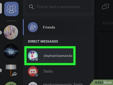 Slet en direkte besked i Discord på Android Trin 4