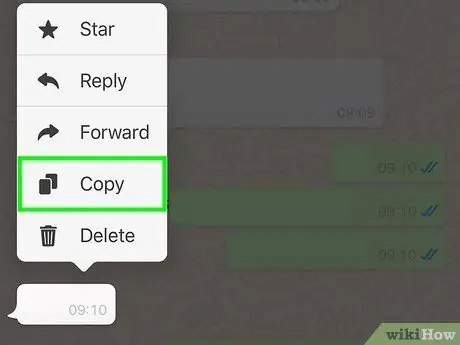 Kopieren Sie eine WhatsApp-Nachricht Schritt 4