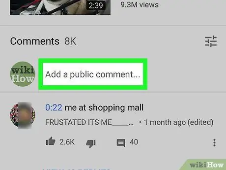 Post YouTube Comments on Android Step 4