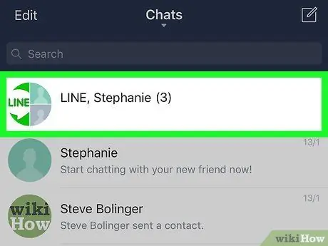 Maak 'n meningspeiling op die Line -app op iPhone of iPad Stap 3