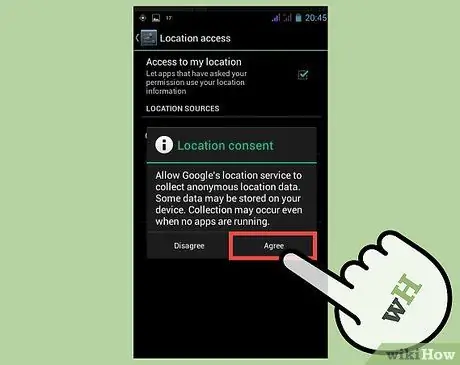 Gps را در Android مرحله 8 خاموش کنید