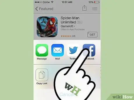 Share Apps Using an iPhone Step 5