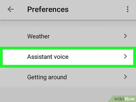 Canvieu el pas 6 d'Android Voice