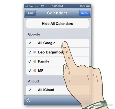 Sincronitzeu Google Calendar amb l'iPhone Step 7