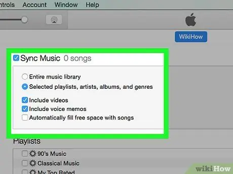 أضف موسيقى من iTunes إلى iPod الخطوة 3