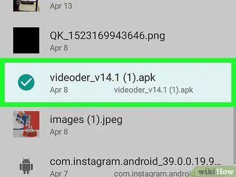 Stuur e -posaanhegsels op Android Stap 5