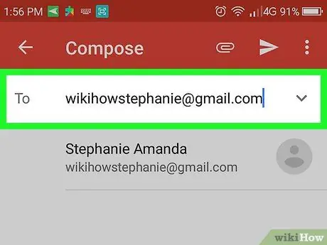 Magpadala ng Mga Attachment ng Email sa Android Hakbang 7