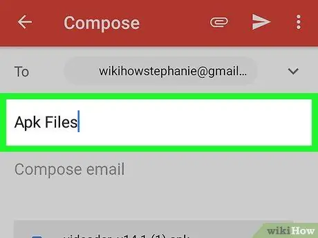 ส่งไฟล์แนบอีเมลบน Android ขั้นตอนที่ 8