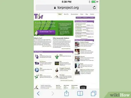 Använd TOR på en iPhone Steg 7