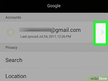 Αποσυνδεθείτε από έναν Λογαριασμό Google στο Android Βήμα 5