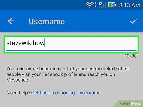 Ändern Sie Ihren Facebook Messenger-Benutzernamen Schritt 13