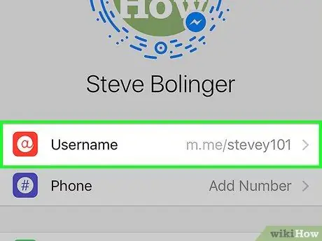 Hloov Koj Li Facebook Messenger Username Kauj Ruam 4