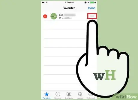 Create a List of Favorite Contacts on an iPhone Step 10