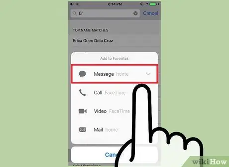 Create a List of Favorite Contacts on an iPhone Step 5