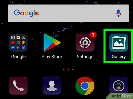 Potong video pada Samsung Galaxy Langkah 1