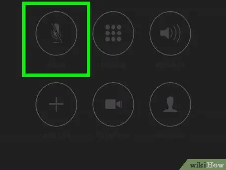 A mikrofon elnémítása iPhone -on 3. lépés