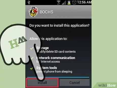 Instale o Bochs no Android Etapa 8