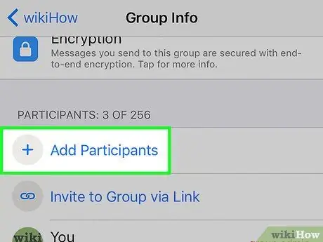 WhatsApp Adım 13'te Grup Sohbetine Yönetici Ekleme veya Kaldırma