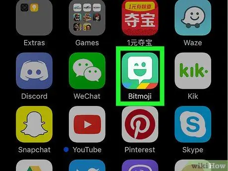 Sūtiet Bitmoji tekstā uz iPhone vai iPad 10. darbība