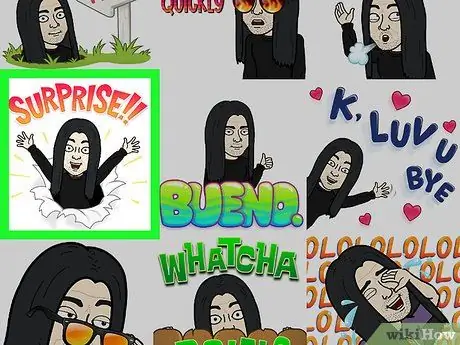 Bitmoji küldése szövegben iPhone vagy iPad készüléken 11. lépés