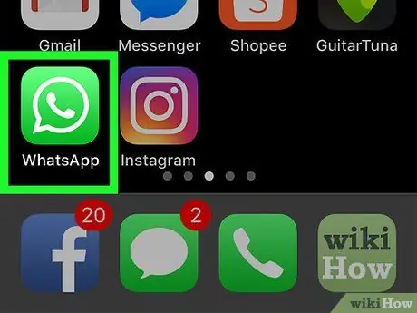 Tìm ai đó trên WhatsApp Bước 1