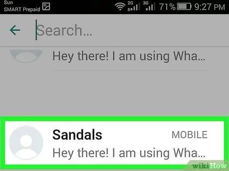 Намерете някой в WhatsApp Стъпка 10