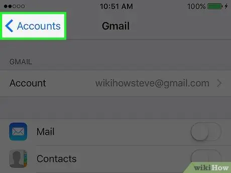 Log Out of Mail on an iPhone Step 6