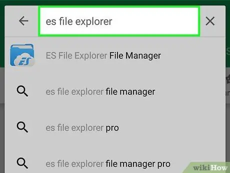 Accéder à un dossier partagé sur Android Étape 2