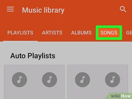 Creeu una llista de reproducció de Google Play Music a Android Pas 11