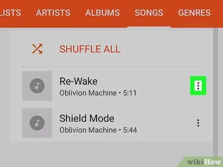 Skapa en Google Play Musik -spellista på Android Steg 5