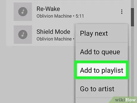 Android 6. Adımda bir Google Play Müzik Çalma Listesi oluşturun