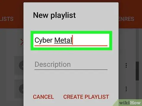 Buat Senarai Main Muzik Google Play di Android Langkah 8