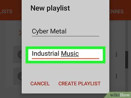 Android Adım 9'da bir Google Play Müzik Çalma Listesi oluşturun