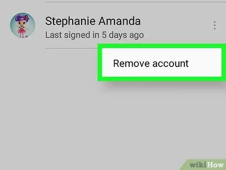 Delete a Messenger Account on Android Step 5