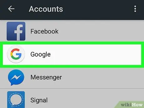 ซิงค์ Google Contacts กับ Android ขั้นตอนที่ 3