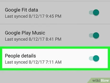 Synkronoi Google -yhteystiedot Androidin kanssa Vaihe 4