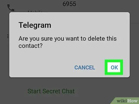 Tanggalin ang Mga contact sa Telegram sa Android Hakbang 8