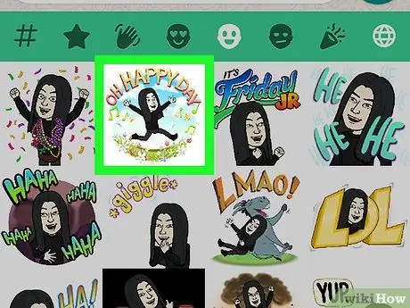 Use Bitmoji com WhatsApp no Android Etapa 8