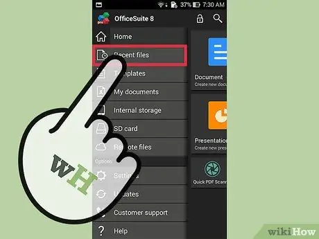 Отворете документ с Android Стъпка 4