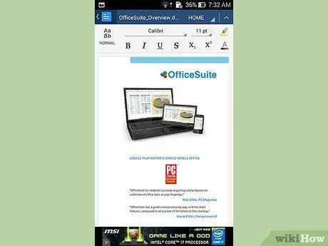 Obriu un document amb Android Pas 6