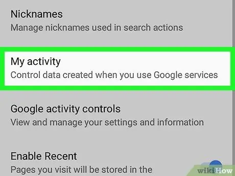 Очистить историю поиска Google на Android Шаг 5