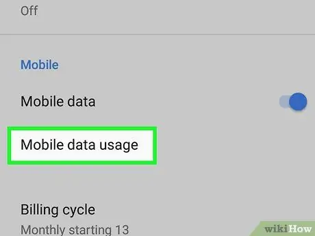 Kontroller dataforbrug på Samsung Galaxy Trin 4