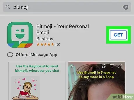 Voeg het Bitmoji-toetsenbord toe aan de iPhone Stap 1