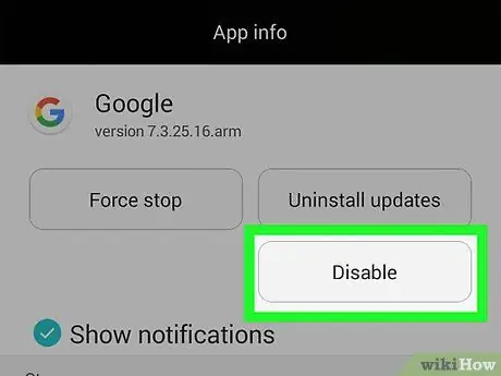 Eemaldage Google'i otsinguriba Androidis 5